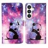 Pandas In the Starry Sky PU Leather Wallet Flip Photo Frame Case for iPhone Samsung Huawei Honor Xiaomi Redmi Oppo Vivo Google TCL Infinix...