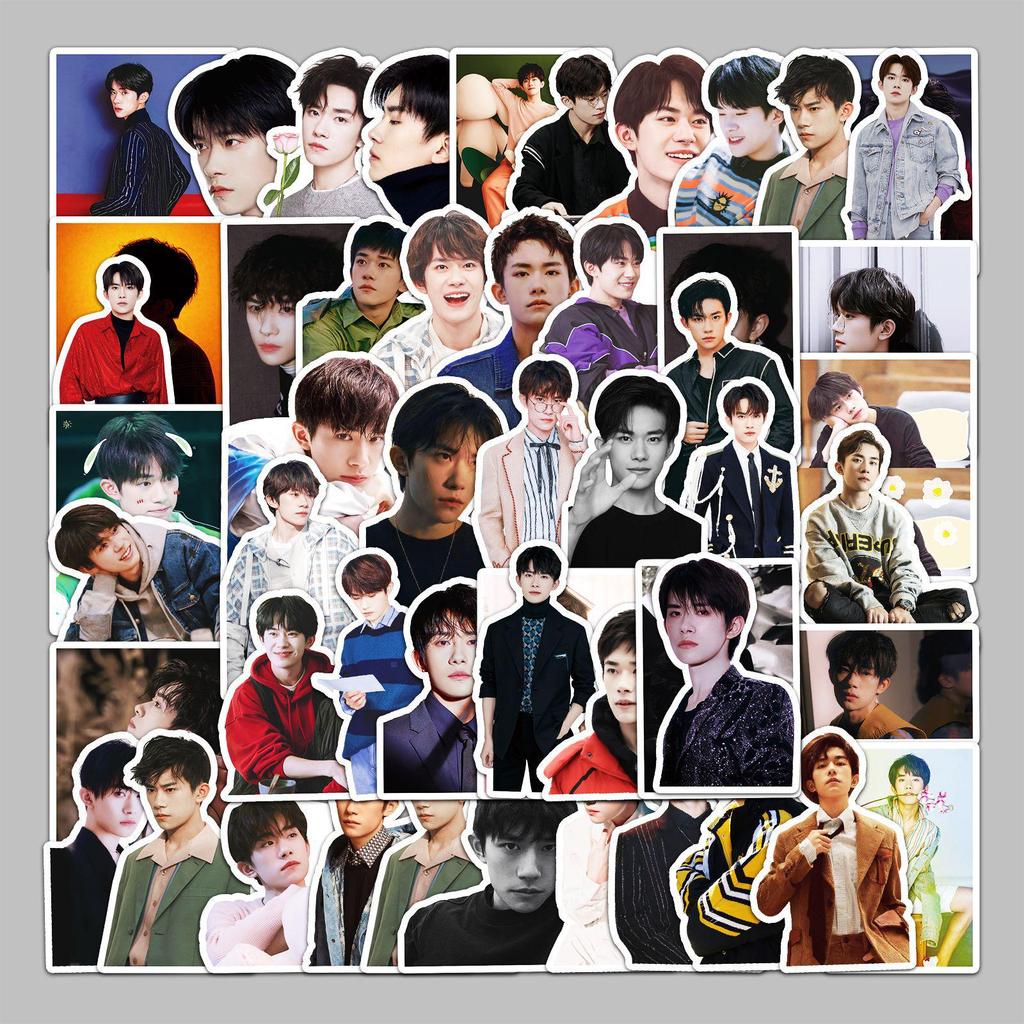 50 Листов TFBOYS Джексон Ии Модные Наклейки для Ноутбука, Чемодана и Холодильника