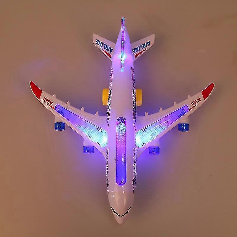 electric airliner airplane with music lights sound toy plane a380 lights passenger aircraft toy
