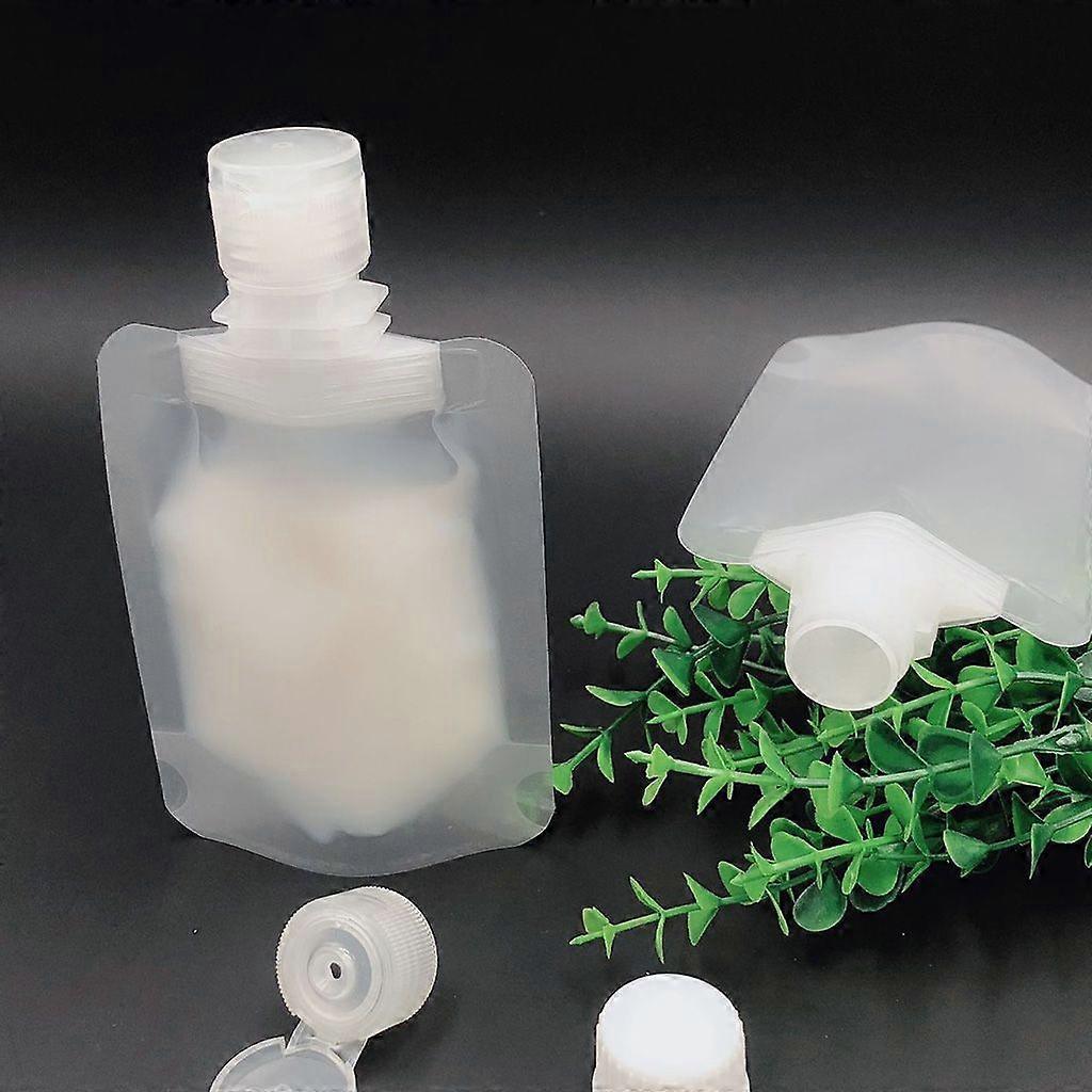 30/50/100ml Squeezeable Empty Bag Lotion Container Refillable Squeeze Pouches