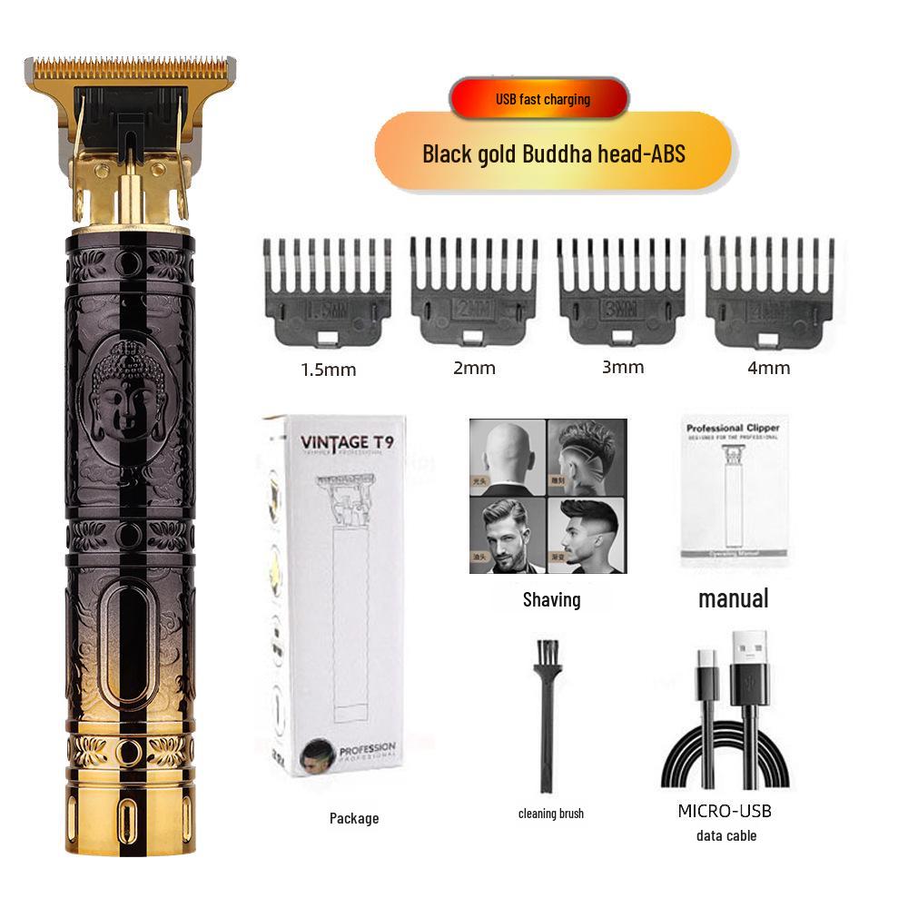 Профессиональная электрическая машинка для стрижки волос T9 для дома - Трансграничное бритье и карвинг