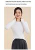 Women's Fall/Winter Self-Heating Slim Fit Round Neck Knit Base Layer Sweater