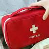 Medicine Bag Travel First Aid Kit Bag, First Aid Kit Emergency Portable Travel Outdoor Camp Survival Medical Bag Built In Pockets And Compartment (Red