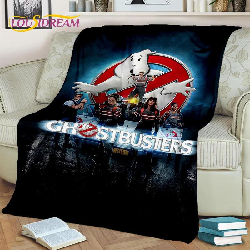 Одеяло G-Ghostbusters с героями мультфильмов, мягкое фланелевое одеяло для дома, спальни, кровати, дивана, пикника, офиса, пешего туризма, отдыха, сна, подарок