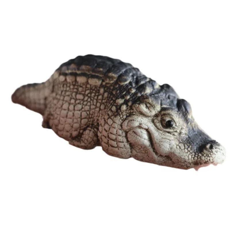 Creative 1pcs Boutique Tea Petting Little Crocodiles Tea Pet Ornaments Handmade Tea Ceremony Financial Decorative Toys Gift