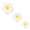 Gift Simulation Women Girl Beach Seaside White Plumeria Hairpin Flower Hair Clip