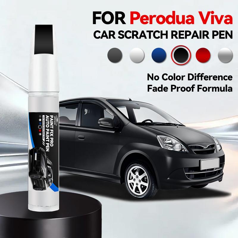 Vehicle for Exclusive Use For 1990-2026 Perodua Viva Paint Repair Pen Touch Up Scratch Remover DIY Auto Accessories Black White
