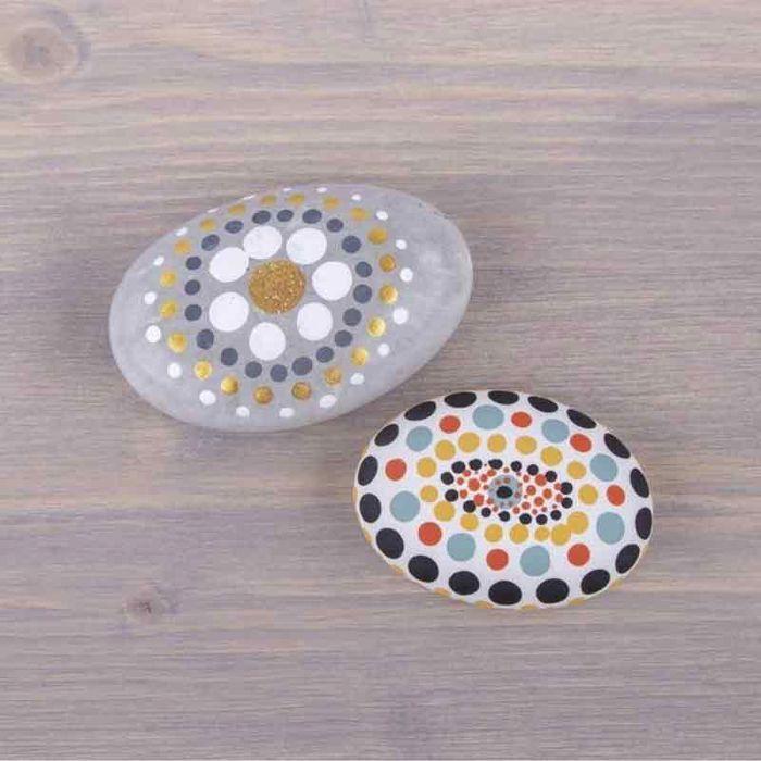 Палочки для рисования точками - 7 штук - Массив дерева - 14 см - Смешанные