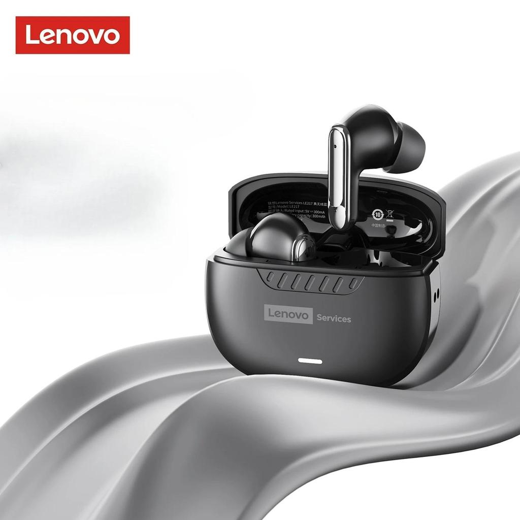 Lenovo LE217 TWS Беспроводные Bluetooth-наушники V6.0, долгое время работы от аккумулятора, игровые, с шумоподавлением, спортивные вкладыши, 3D стереозвук, сверхнизкая задержка 38 мс, гарнитура