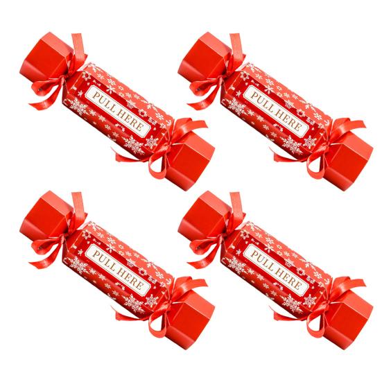 4 шт. Конфеты Рождество Мешочек для вытягивания денег Сюрприз Выдвижные держатели для денег Подарочные для наличных DIY Рождественская вечеринка Копилка для детей Взрослых