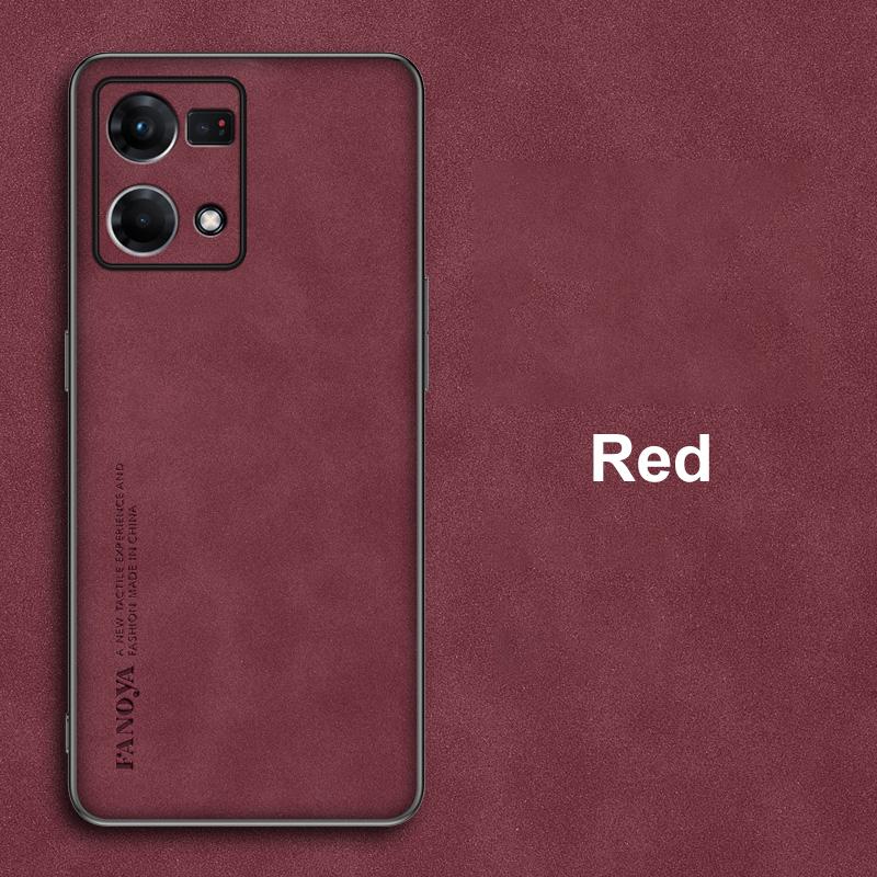 Роскошный чехол из искусственной кожи для OPPO Reno 7 4G 8 Pro Plus 7 Lite 7Z 5G, матовый силиконовый защитный чехол для телефона OPPO F21 Pro