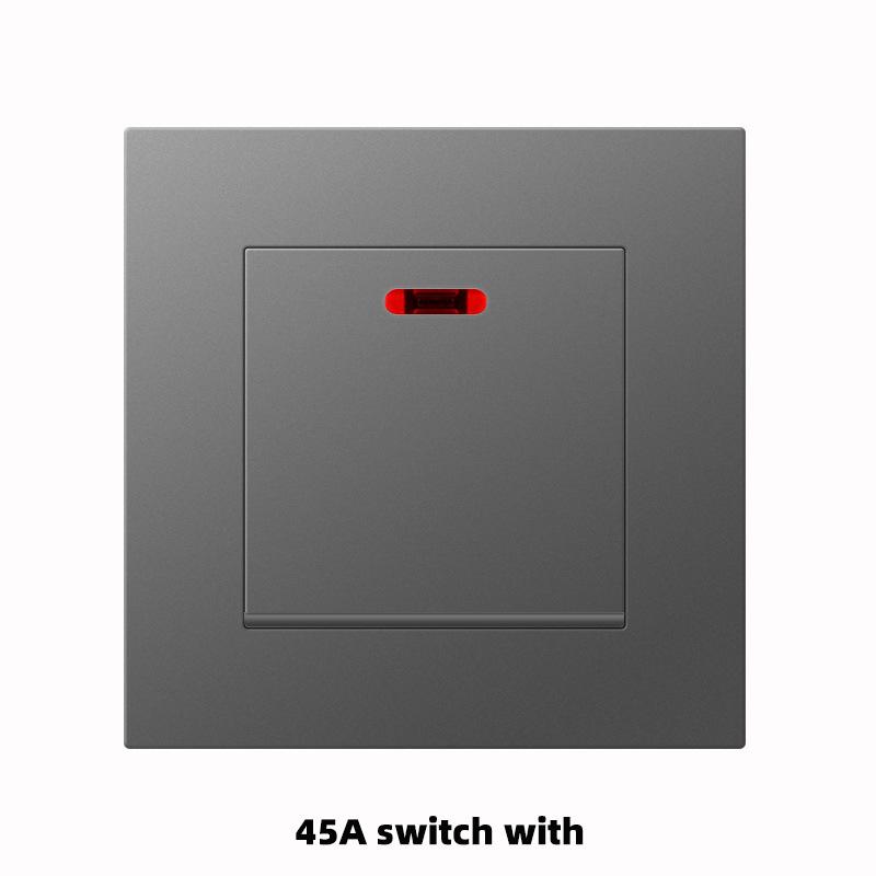 Британский стандарт Серая панель 86 Розетка 13A с быстрой зарядкой USB-C для Гонконга и Макао