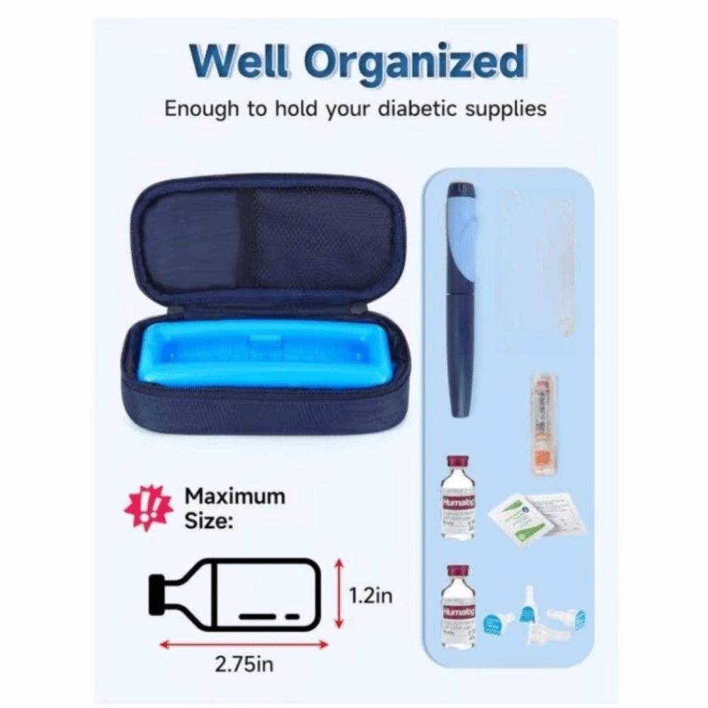 Insulated Material Insulin Cooler Bag Cold Storage Design Medicine Travel Bag For Traveling