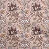 Cotton Flex Brown Fabric Jacobean Floral Sewing Material Print Fabric By The Yard 40 Inch