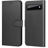 Wallet Case - Phonillico - Google Pixel 6 PRO - Black - Leather Effect - Card Storage