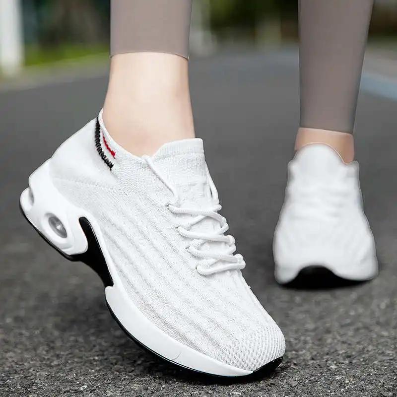 Мода Хип-хоп Зимние Тинс Балетки Леопардовые Кроссовки Красная Женская Обувь Спорт Высококлассный Натуральный Бренд Скор Упражнения Новинка