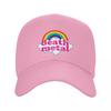 Custom Fashion Unisex Rainbow Rock Music Death Metal Baseball Cap Adult Adjustable Dad Hat for Unisex Sun Protection Snapback Hats