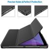 Coque Tablette - E.F.CONNECTION - pour Samsung TAB A7 - Cuir PU - Microfibres - Protection Multi Angles