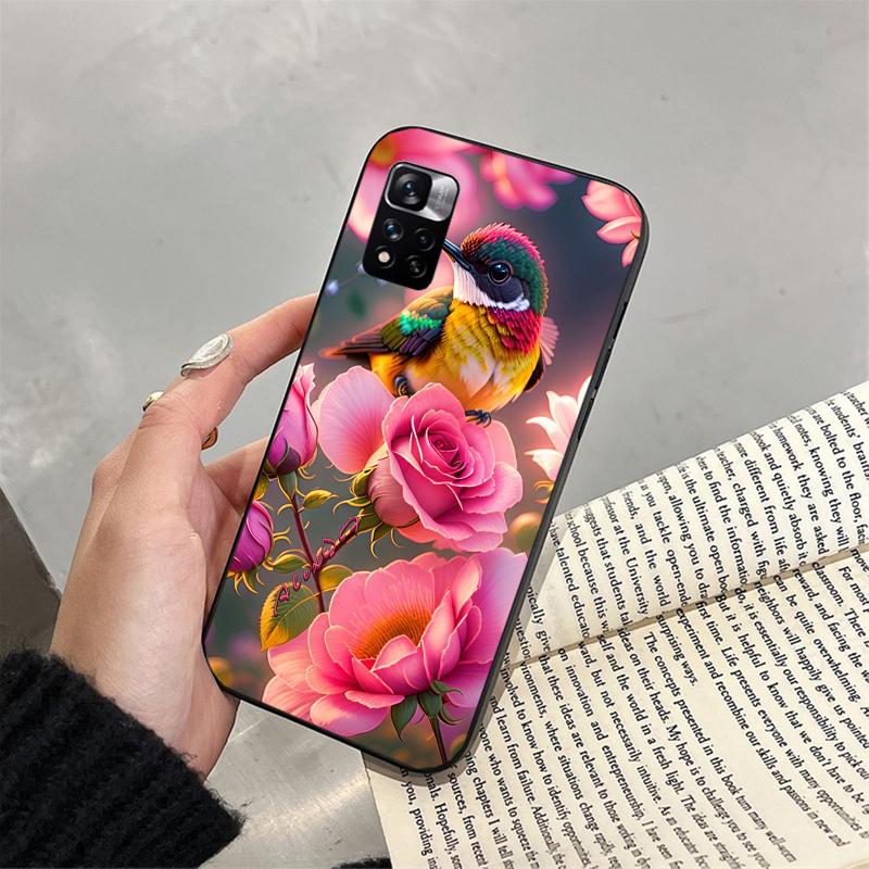 Чехол для телефона с изображением птицы для Xiaomi Redmi note 13 12 Pro 11S 11 10 Pro 10S 12S Redmi 10 13C 9C