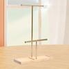 Jewelry Organizer Display Stand Stable Base Metal Necklaces Earrings Holder Storage