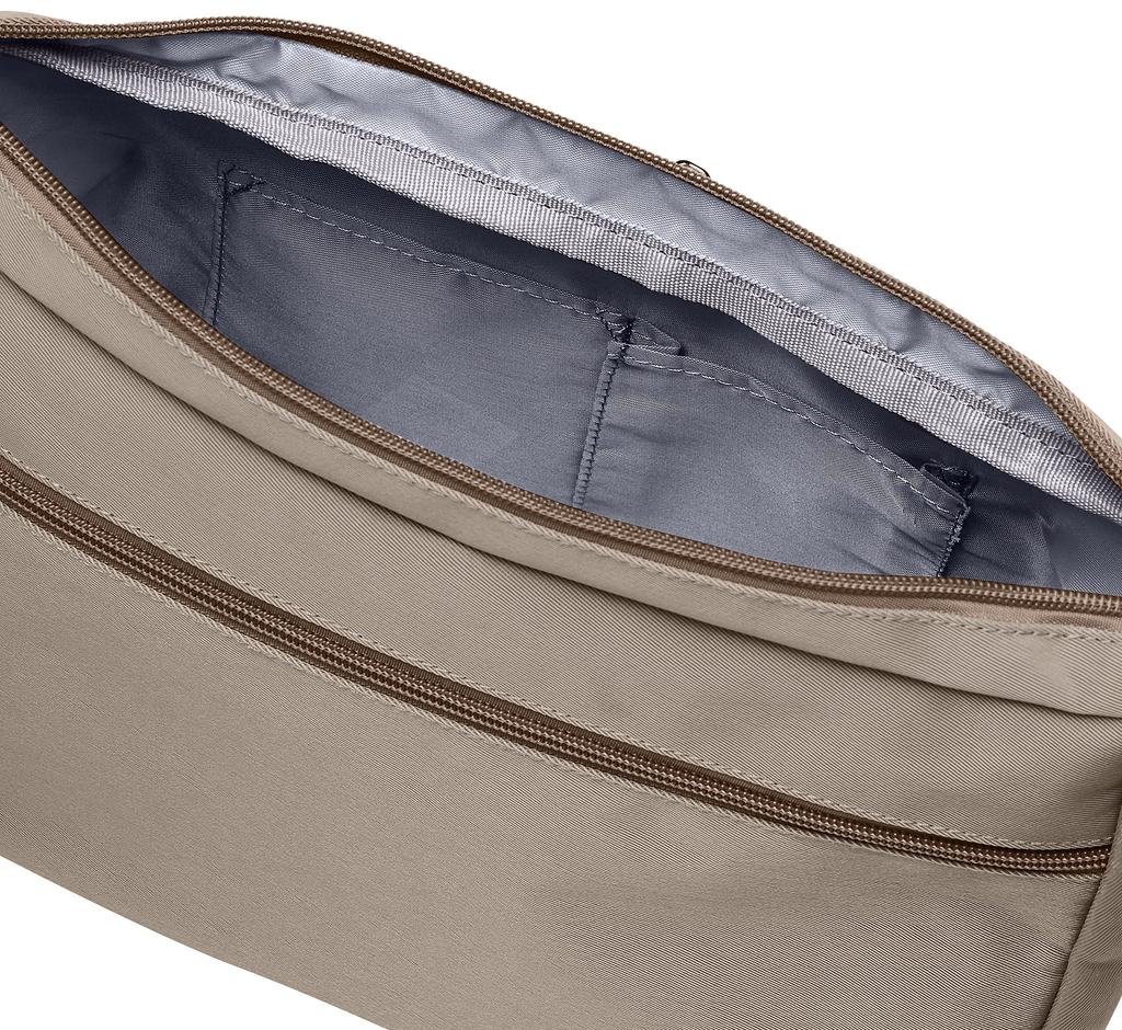 Сумка Coq Shoulder Andilee gray [Le Sportif], водоотталкивающая, нейлон, двухцветная, 36389, серия, женская,