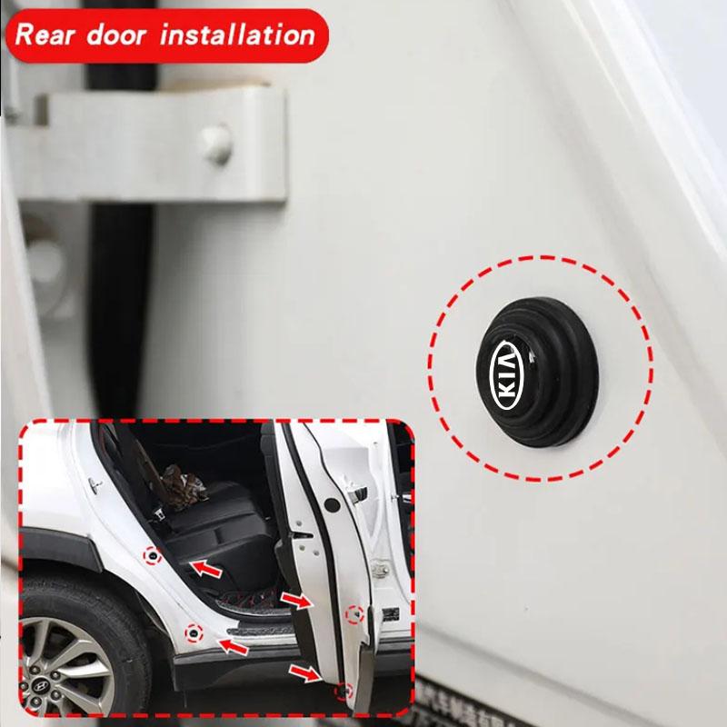 2026 Hot Car Sticker Car Door Shock Pad Silicone Stickers for KIA sportage ceed sorento cerato optima picanto rio soul k3 k5 sto