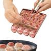 Meatball Maker Tool Stainless Steel Manual Non Stick Meatball Maker Time-Saving Portable Meatball