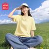 MINISO Женская хлопковая свободная футболка
