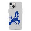Чехол для телефона iPhone 17 Air Cases iPhone 16 15 12 13 14 Pro Max SE 7 8 Plus iPhone11 Прозрачный Мягкий Чехол Флаг ЕС