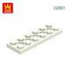 Нетоксичный 62 шт./лот 32001 Техническая пластина 2 x 6 с 5 отверстиями Строительный блок MOC Цветные аксессуары Совместимые с Brick DIY Детская игрушка