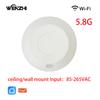 ZigBee/Wifi Радар Миллиметровых Волн Датчик Присутствия и Движения Человека Выключатель Света Детекция Освещенности 110/220В Tuya Smart Life Домашняя Автоматизация