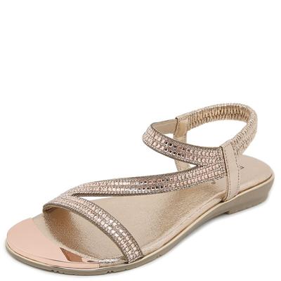 Модные женские туфли летние новые босоножки на плоской подошве женские босоножки со стразами женские с открытым носком винтажные женские туфли пляжные