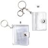Keychain Photo Album Keyring for Mini Photo Sticker Clear Color Card Holder 2 Inch Photos Holder Portable Keychain