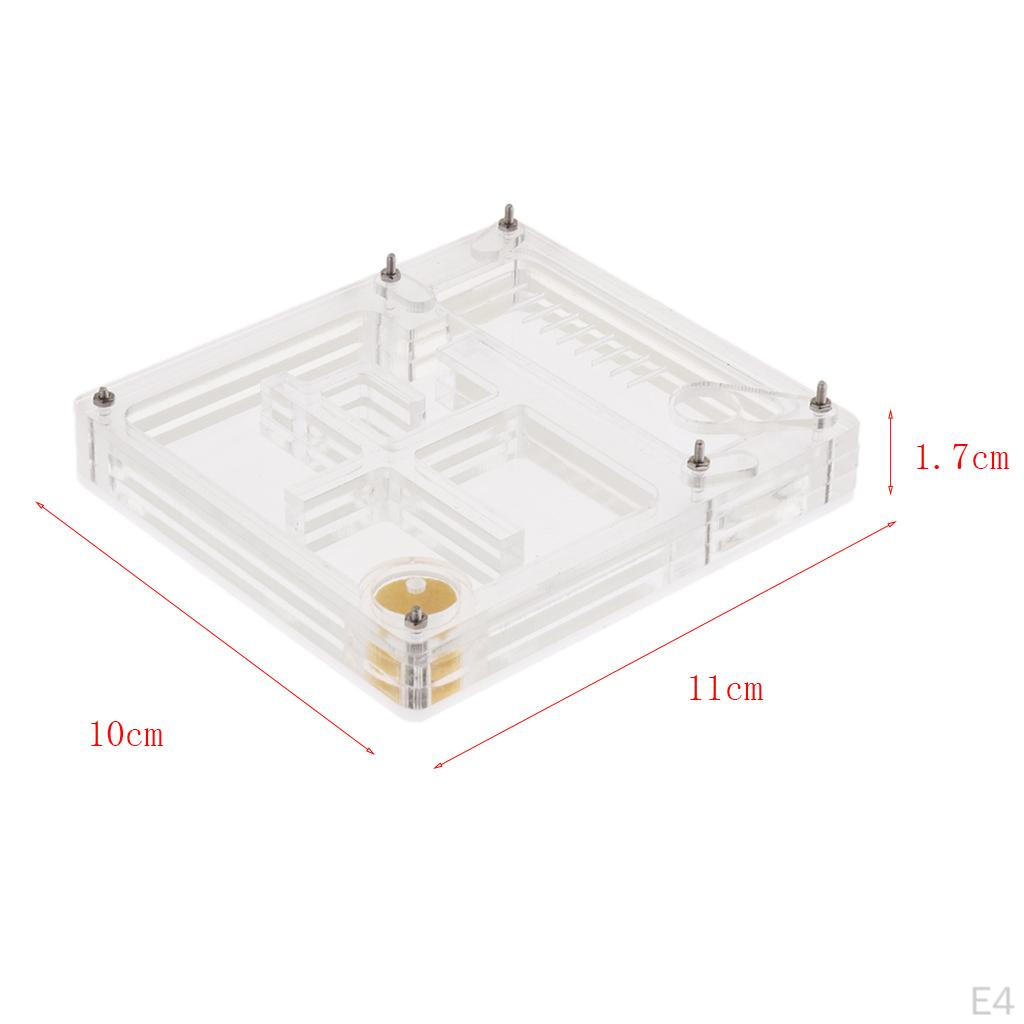 Housing Acrylic Nest Feed Farm Formicarium 1.7cm