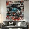 Iron Man Minimalist Tapestry Tapestry Fashion Print Wallmounted Background Wall Hanging Cloth Home Decor Christmas Gift