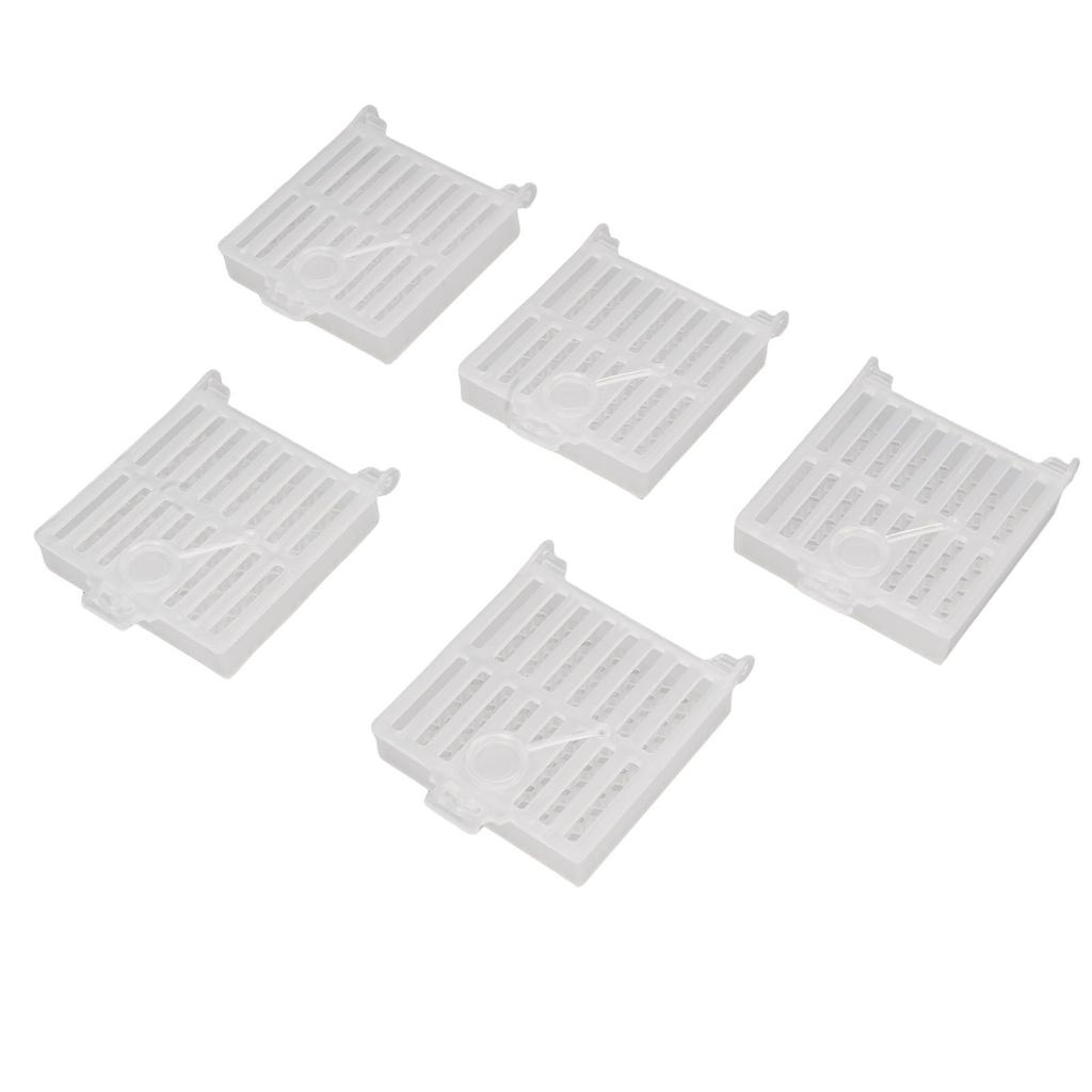 10PCS Queen Bee Catcher Cage Plastic Transparent Multifunctional Queen Bee Catching Box for Beekeeping Tools
