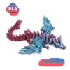 Кристальный Дракон Крылья Артикулированная Фигурка Игрушка 3D Печать