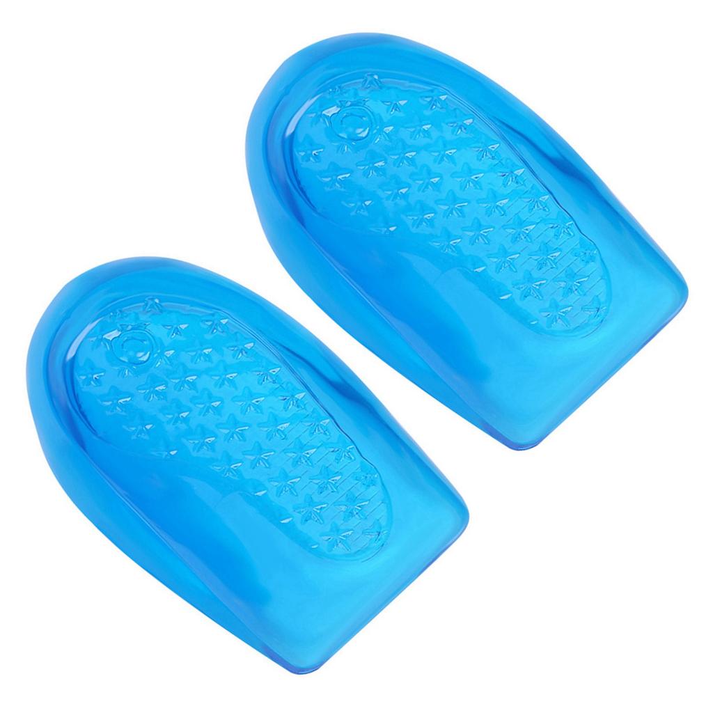 Стельки из силиконового геля Поддержка стопы Обувь Вставные подушечки Пяточная чаша (S)