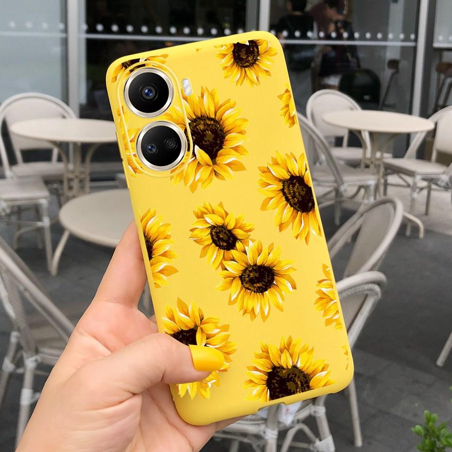 Милый силиконовый чехол для Huawei Nova 10 SE 2022 Модный цветочный чехол для телефона для девушки для Huawei Nova 10 Pro Nova10 10Pro Мягкая задняя крышка