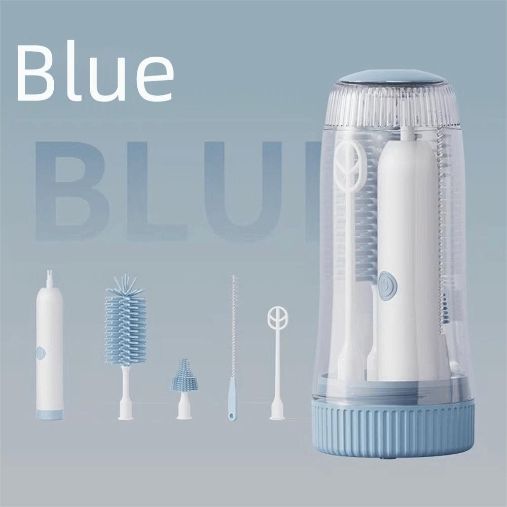 UV Sterilization Electric Bottle Cleaning Brush Set 6-In-1 Cleaning Brush for 1500mAh Infant