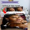 Customize Photos Customize your photo Bedding Set Breathable Duvet Cover with Pillowcases Home Decoration Birthday Gift