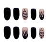 Women Fashion Manicure Tool Full Cover Wearable Nail Tips Almond False Nails French Fake Nails