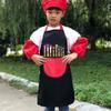 Детский фартук для творчества с карманом, детский фартук для рисования и готовки, без рукавов, детский халат для рисования для мальчика и девочки 5-11 лет