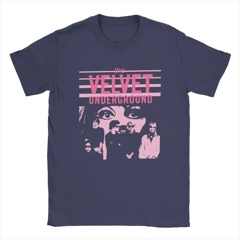 Футболка The Velvet Underground унисекс из хлопка с забавными футболками с круглым вырезом Футболки с коротким рукавом Одежда Идея для подарка унисекс