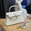 New autumn and winter palm pattern high-end women's bag portable shoulder messenger bag