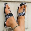 2024 Новые летние сандалии женские модные повседневные пляжные шлепанцы на открытом воздухе с металлическими украшениями женские туфли на плоской подошве большие размеры 35-43
