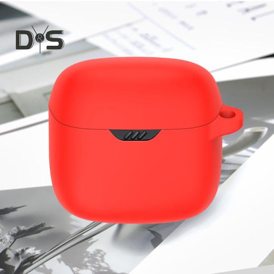 Силиконовый чехол для наушников, защита на 360 градусов, противоударный, устойчивый к царапинам, портативный защитный чехол для JBL TUNE FLEX