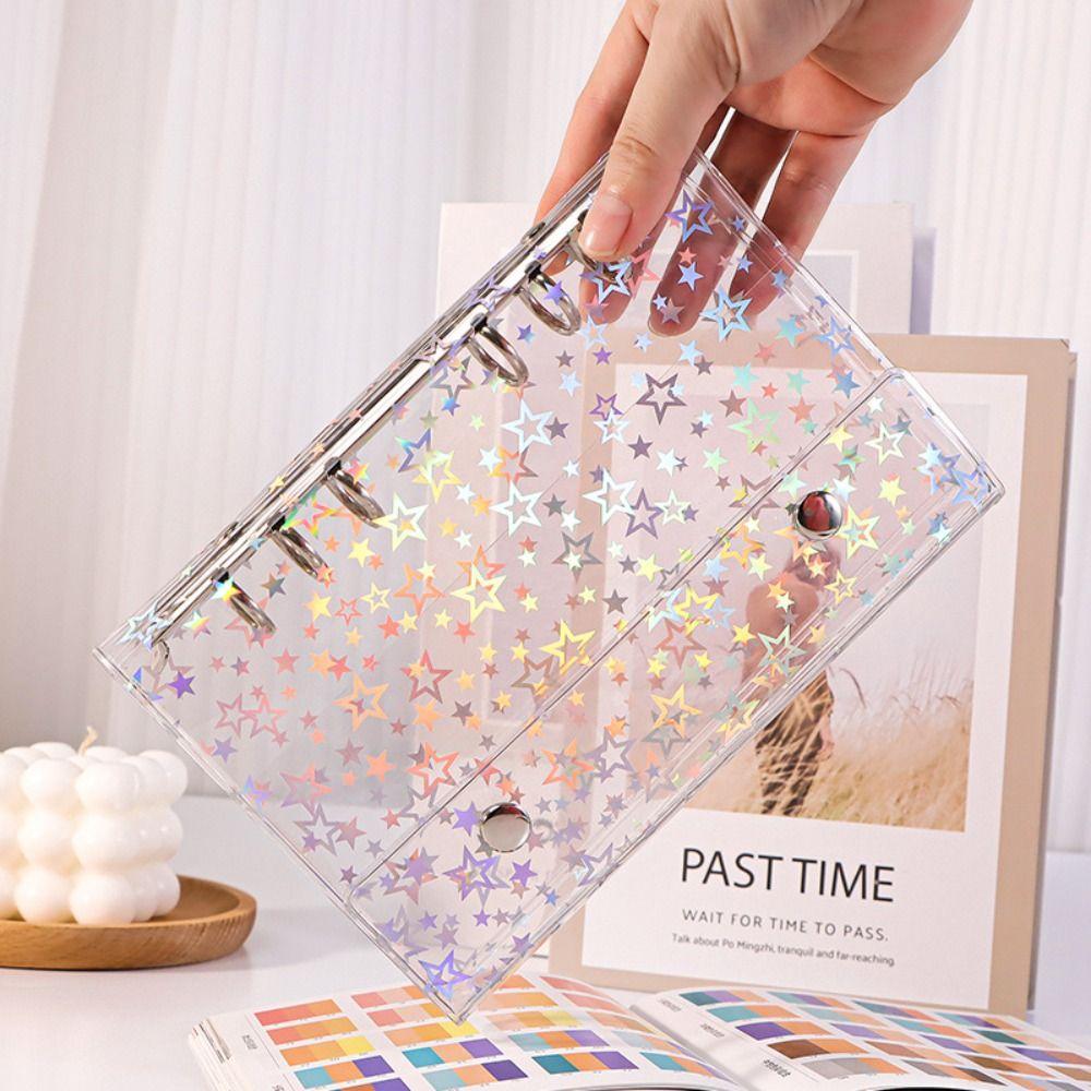 PVC Cover Money Savings Challenge Binder Transparent Budget Binder Notebook Kids