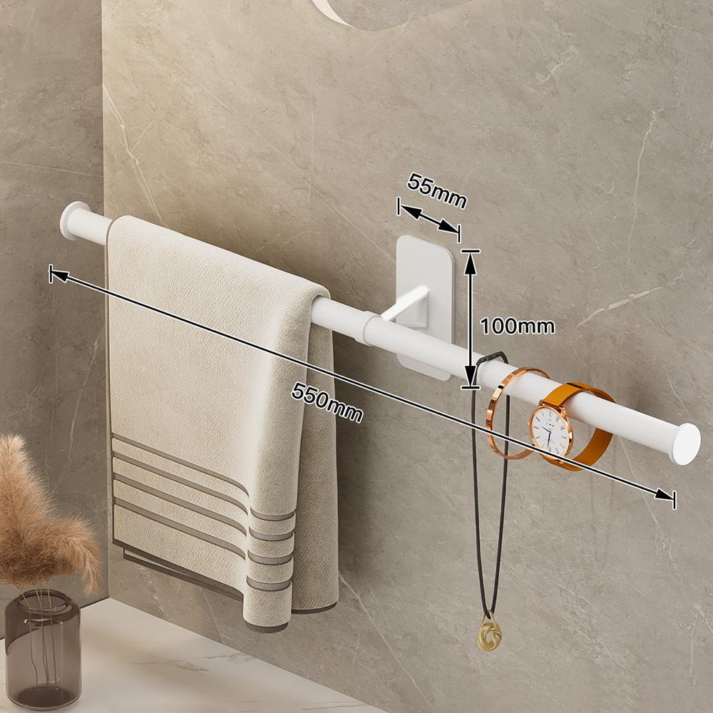 35/45/55 см вешалка для полотенец, вешалка для полотенец, держатель для банных полотенец, настенная подвесная штанга для полотенец, алюминиевая полка для ванной комнаты, кухонная полка для хранения