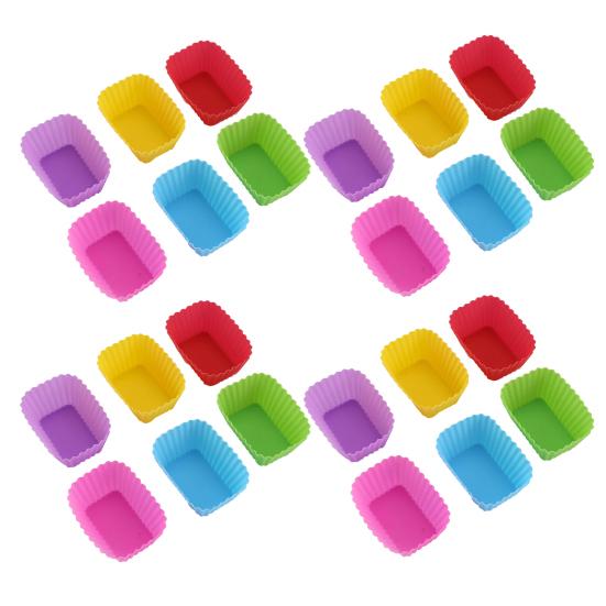 Silicone Cupcake Liners Reusable Cupcake Muffin Baking Cups High Temp Resistant Food Grade Cake Mold Gift for Baking Enthusiasts